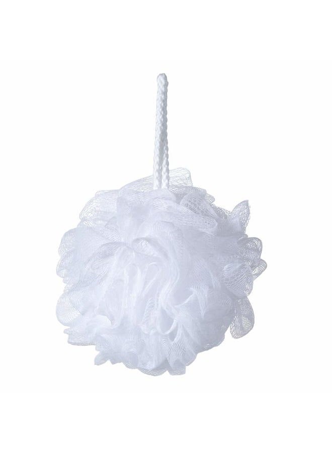iboodi Bath Sponge Loofah Shower Pouf White Mesh Shower Puff Pack of 6 (35g/pcs) - Image 2