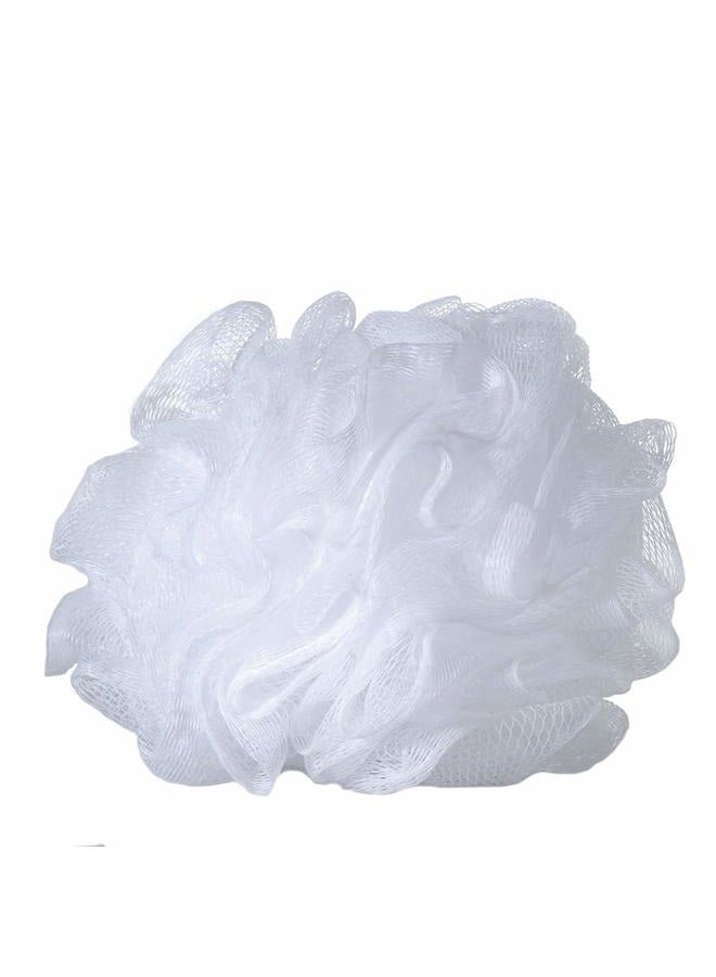 iboodi Bath Sponge Loofah Shower Pouf White Mesh Shower Puff Pack of 6 (35g/pcs) - Image 5