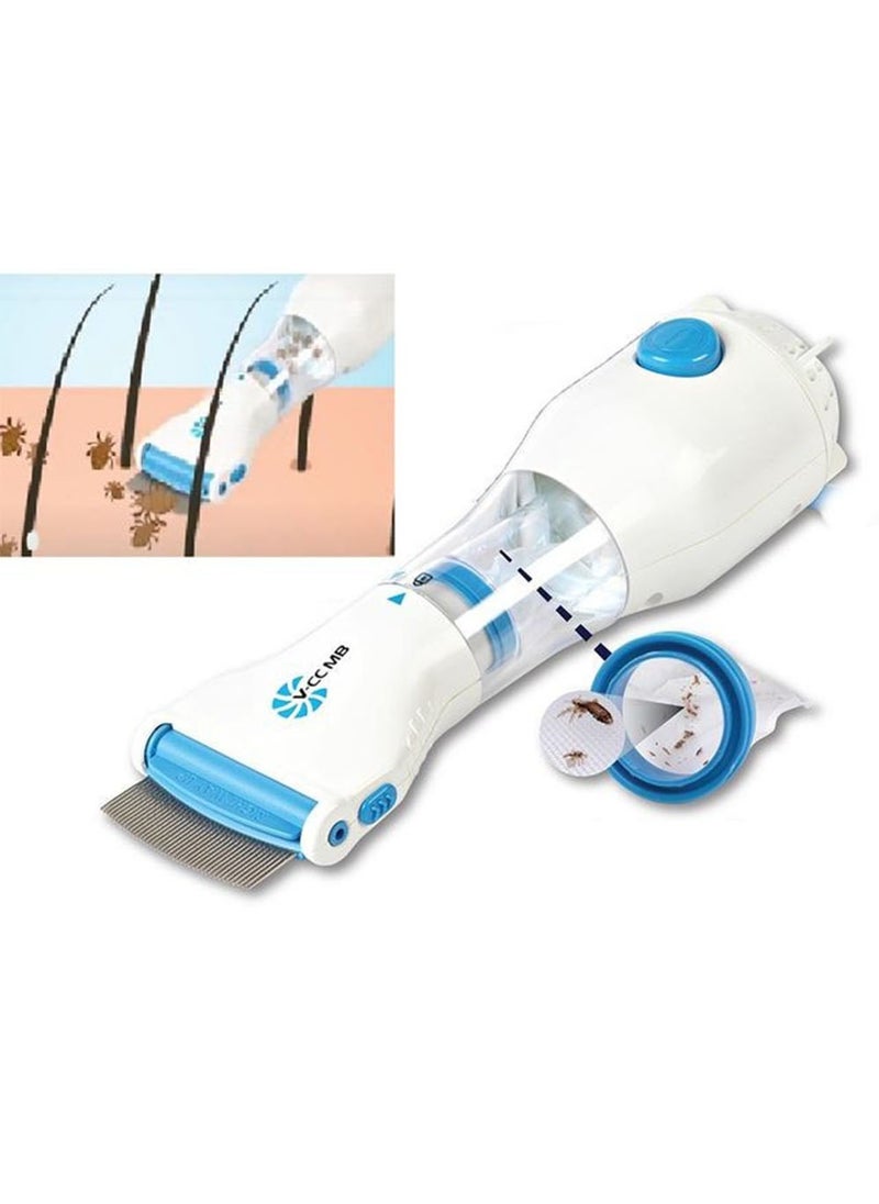 V-Comb - Electric Lice Removal Comb - Ergonomic & Safe for Kids & Pets - Professional Anti-Lice Tool with Enhanced Features for Effective Hair Care - Image 1