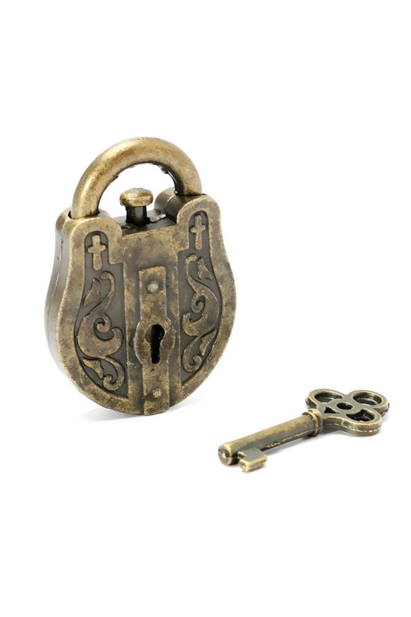 Lock And Key Lock And Key Vintage Metal Brain Teaser Puzzles Intelligencia IQ Toys For Adults Kids P