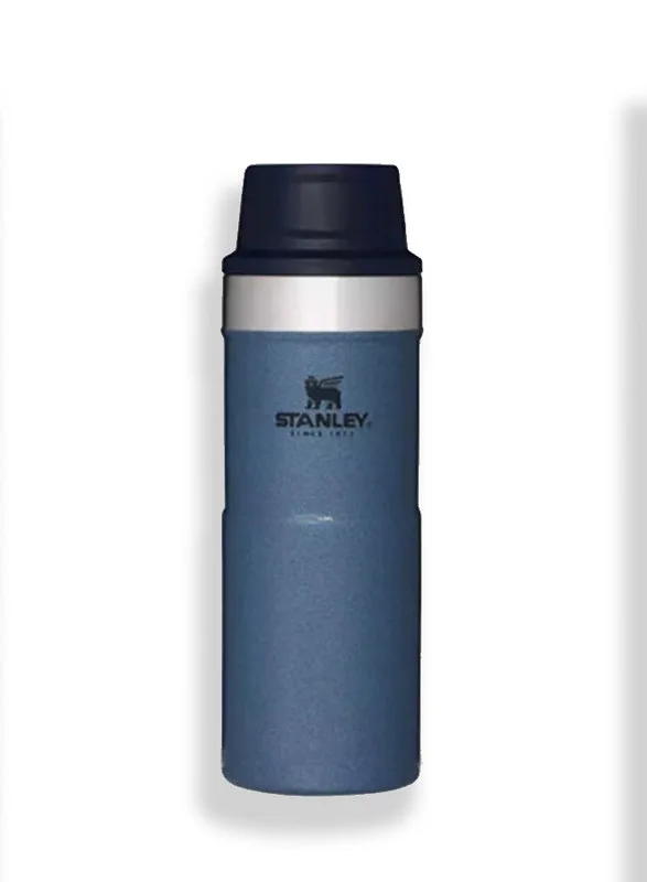 Stanley Stanley Trigger Action Travel Mug 0.35L / 12OZ Hammertone Lake â€“ Leakproof | Tumbler for Coffee, Tea & Water | BPA FREE | Stainless-Steel Travel Cup | Dishwasher Safe | Lifetime Warranty