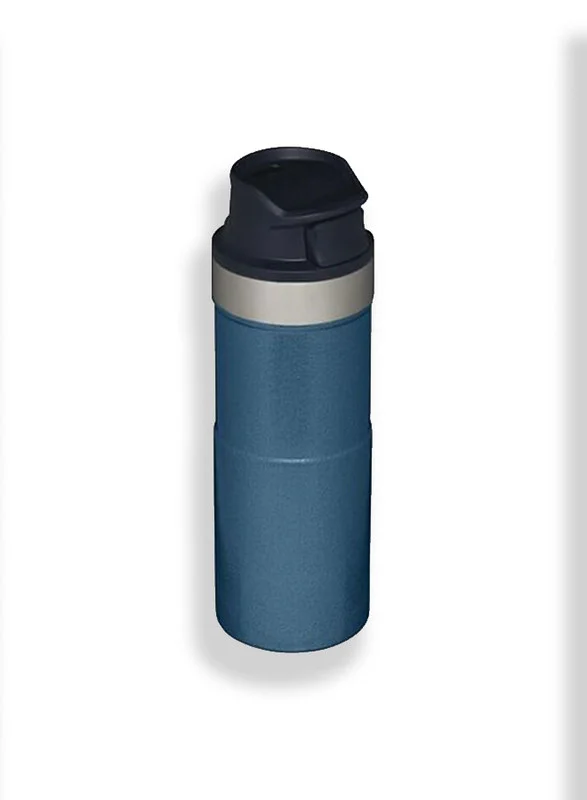 Stanley Stanley Trigger Action Travel Mug 0.35L / 12OZ Hammertone Lake â€“ Leakproof | Tumbler for Coffee, Tea & Water | BPA FREE | Stainless-Steel Travel Cup | Dishwasher Safe | Lifetime Warranty