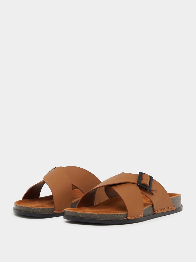 ستايلي صنادل ستايلي بنعل سميك بحزام متقاطع - Image 2