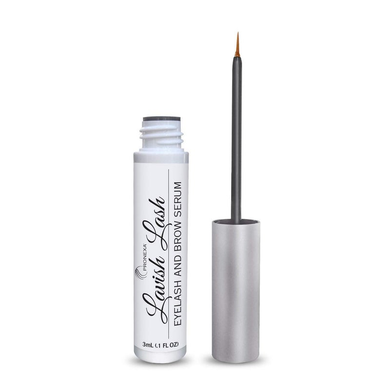 Pronexa Hairgenics Lavish Lash  Eyelash Growth Enhancer  Brow Serum with Biotin  Natural Growth Peptides for Long Thick Lashes and Eyebrows Dermatologist Certified Cruelty Free  Hypoallergenic