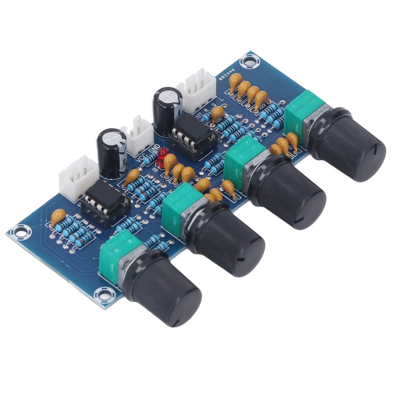 Dual Channel Preamplifier Board: DC 12V-24V Stable Work - NE5532 Chip High Efficiency, Stereo Preamp Module for DIY Audio & Digital Amplifier Matching - Image 4
