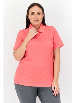 Champion Women Sportswear Fit Short Sleeves Training Polo Shirt, Pink  - Image 1
