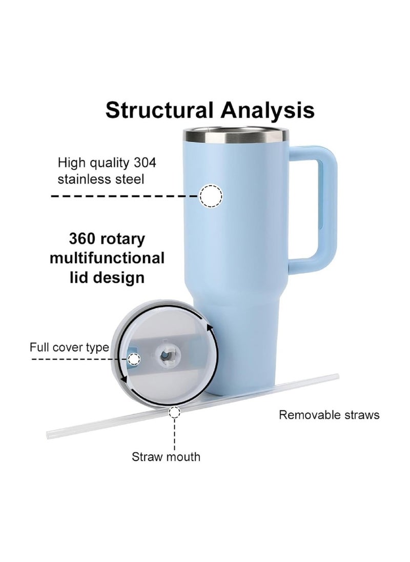 PRINTSHOP4ME - Teachers Day Tumbler Mug 1.2L With Lid&Straw|Double Walled Printed Tumbler Mug|Insulated Reusable Stainless Steel Tumbler Mug|Gift For Teachers - Image 1