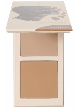 Juvia's Place Juvias Place Bronzed Duo Bronzer Light  Soft Matte Bronzer Contour Powder Bronzer Pressed Powder LongWearing  Buildable Bronzing Powder  Suitable for Light to Fair Skin Tone 