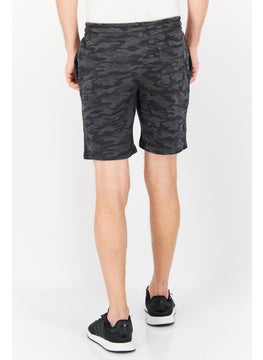 Kenneth Cole Men Drawstring Camouflage Basic Short, Grey Combo  - Image 2