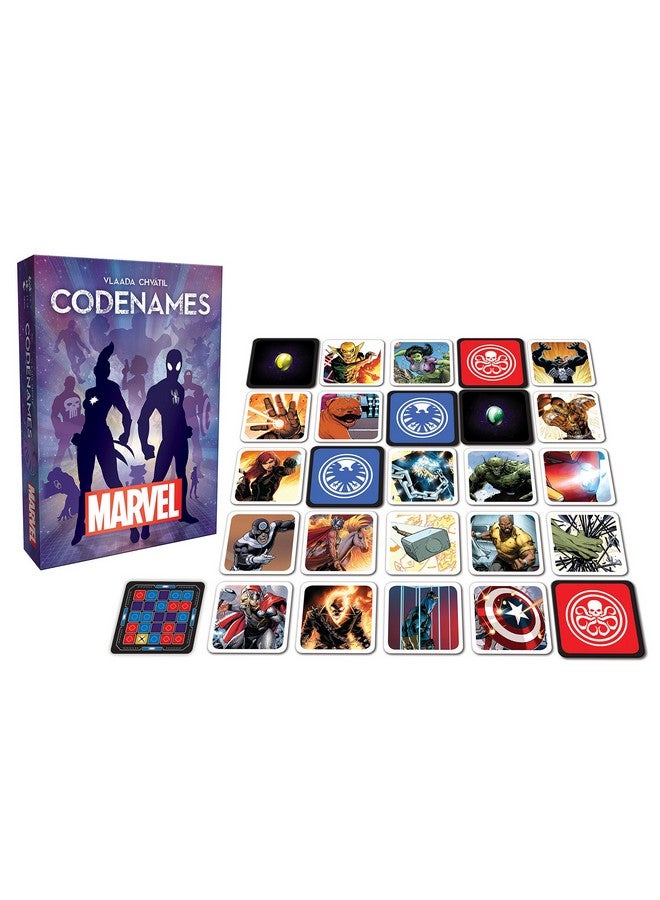 USAopoly أوسابولي مارفل كود نيمز | مستند إلى لعبة الكلمات الاجتماعية الشهيرة كود نيمز | استرجع اللحظات التي لا تُنسى من عالم مارفل الكوميدي | لعبة لوحية ممتعة لجميع أفراد الأسرة - Image 2
