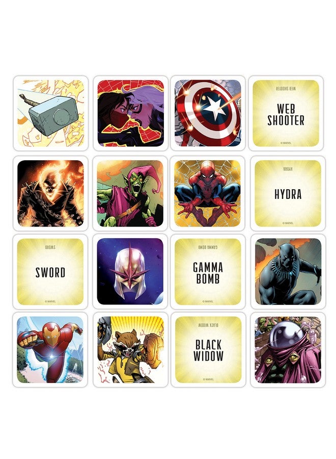 USAopoly أوسابولي مارفل كود نيمز | مستند إلى لعبة الكلمات الاجتماعية الشهيرة كود نيمز | استرجع اللحظات التي لا تُنسى من عالم مارفل الكوميدي | لعبة لوحية ممتعة لجميع أفراد الأسرة - Image 3