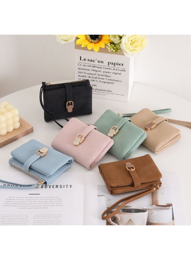 Prettyzys Elegant Compact Women’s Wallet with Zipper & Snap Closure - Image 5