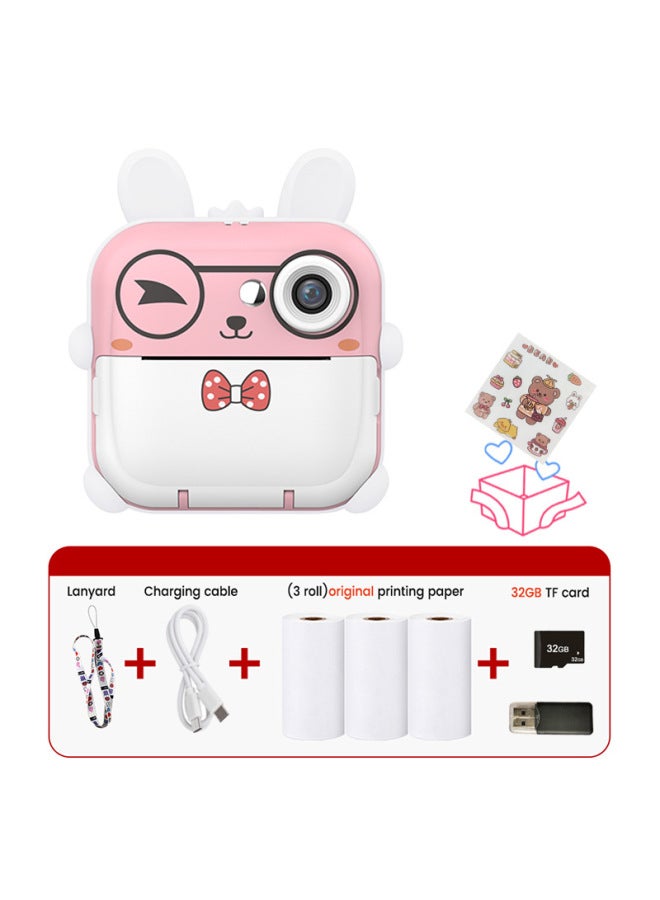 Neutral New Q5 Fun Children's Polaroid Camera Thermal Printing Mini Cartoon Digital Camera Gift Batch - Image 1