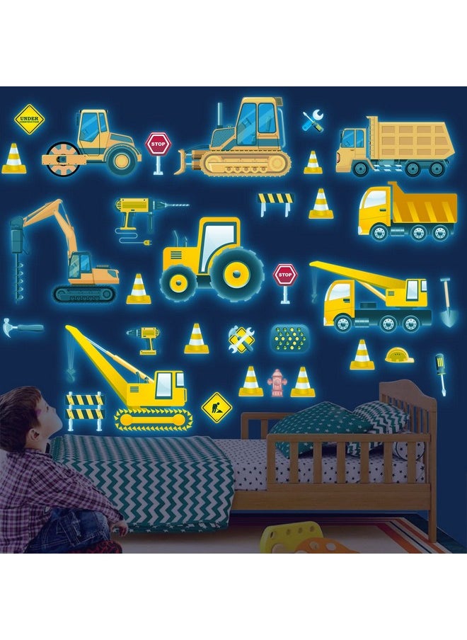 HoneyToys HoneyToys 200PCS 1.2" Glow in The Dark Luminous Stars Fluorescent Noctilucent Plastic Wall Stickers Decals for Home Ceiling Wall Bedroom (Yellow)  - Image 1