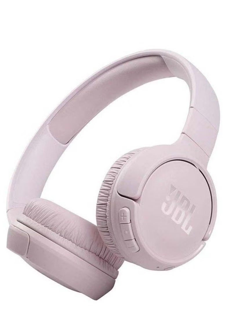 JBL - Tune 760 Bt Wireless Over-Ear Headphones - Pure Bass - 27H Battery - Fast Charging - Fast USB Type C - Foldable Pink - Image 1