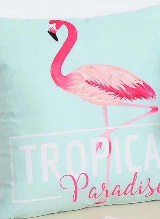 Loquat Decorative Printed Pillowcase Blue/Pink 45 x 45cm - Image 3