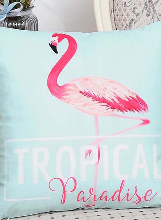 Loquat Decorative Printed Pillowcase Blue/Pink 45 x 45cm - Image 2