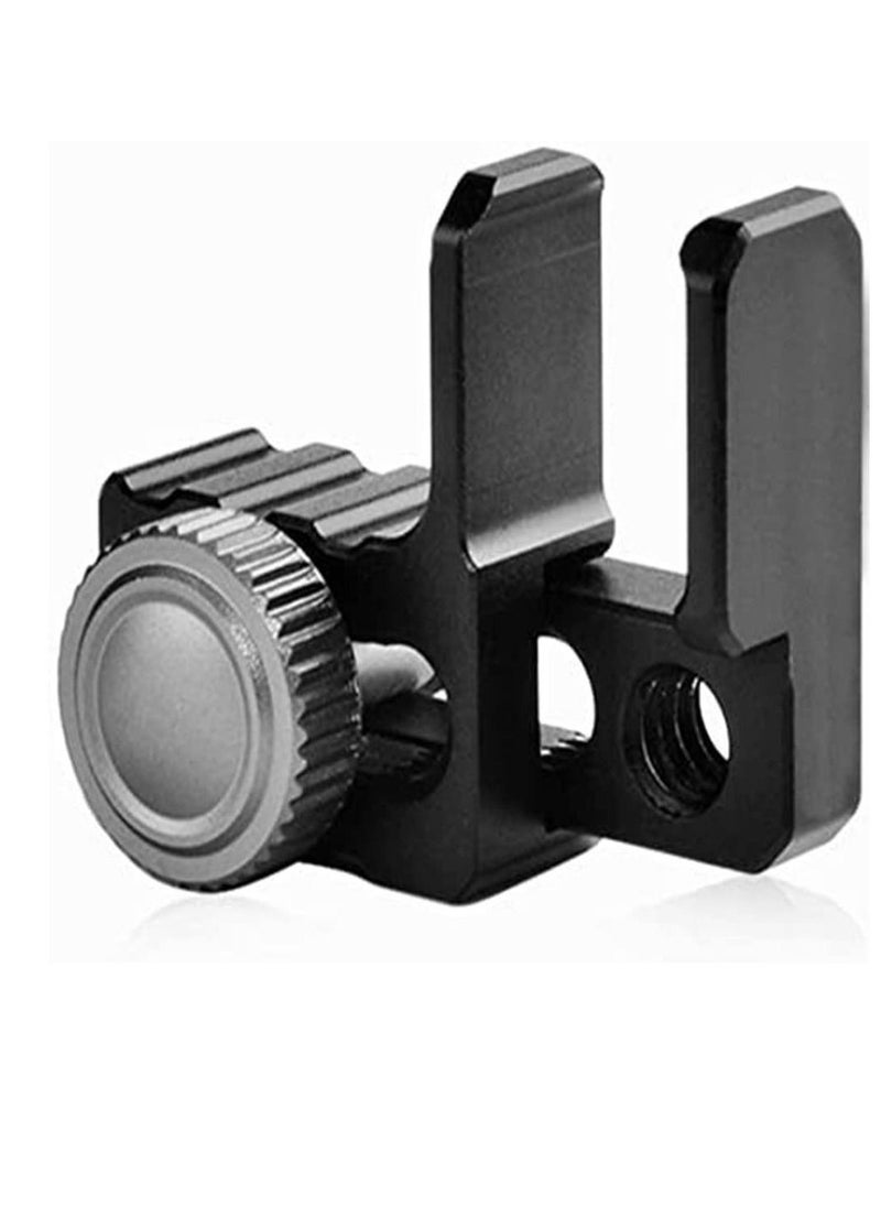 Y&D Camera HDMI USB Cable Lock Clamp with Hand-Twisted Locking Knob Compatible Cage/Video Monitor Cage/G7/GH4/GH3 Cage,Fit for Sony A6400 A6500 A6300 BMMCC Cage  - Image 1