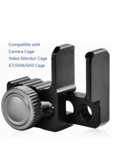 Y&D Camera HDMI USB Cable Lock Clamp with Hand-Twisted Locking Knob Compatible Cage/Video Monitor Cage/G7/GH4/GH3 Cage,Fit for Sony A6400 A6500 A6300 BMMCC Cage  - Image 3