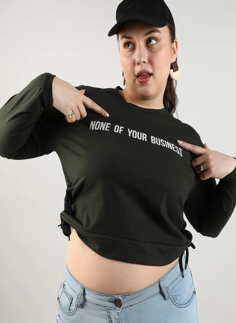 انستافاب بلس None Of Your Business Top