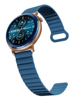 HiFuture HiFuture AURORA Smartwatch, 1.43 Inch Amoled Display, Wireless Calling, Magnetic Strap, Syntra AI, IP68 Waterproof, Heart Rate Monitoring, Sleep Quality Analysis, Sports Mode, Blue  - Image 2