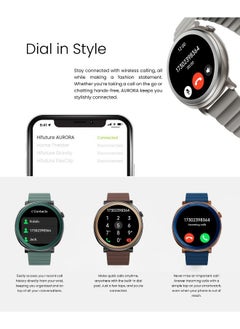 HiFuture HiFuture AURORA Smartwatch, 1.43 Inch Amoled Display, Wireless Calling, Magnetic Strap, Syntra AI, IP68 Waterproof, Heart Rate Monitoring, Sleep Quality Analysis, Sports Mode, Blue  - Image 5