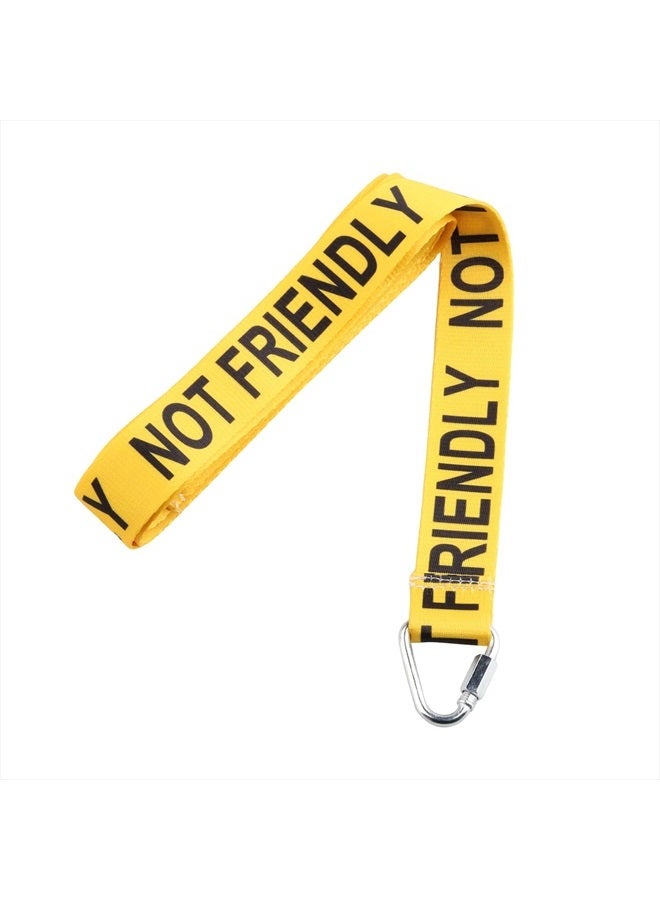 JXGZSO Not Friendly Dog Lead Keep Away Give Me Space Dog Leash Wrap Rescue Dog Lead (Not Friendly Leashes) - Image 1