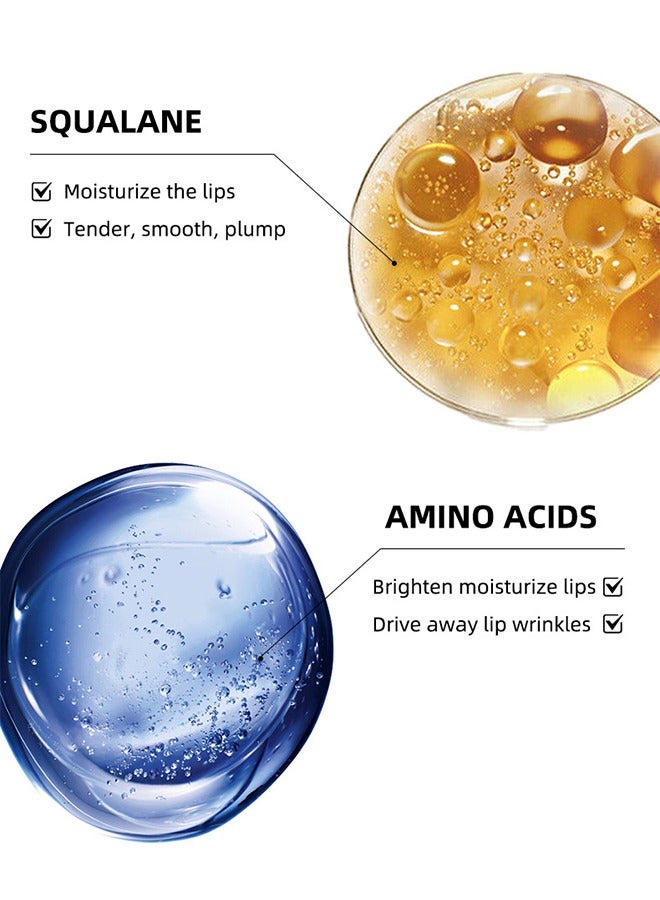 OCHEAL Squalane+Amino Acids Lip Balm,  Sunscreen Lip Balm, Natural Lip Balm,Travel Size Lip for Moisturizer, Lip Balm Hydrating, All-Day Moisture Lip Care 15g - Image 3