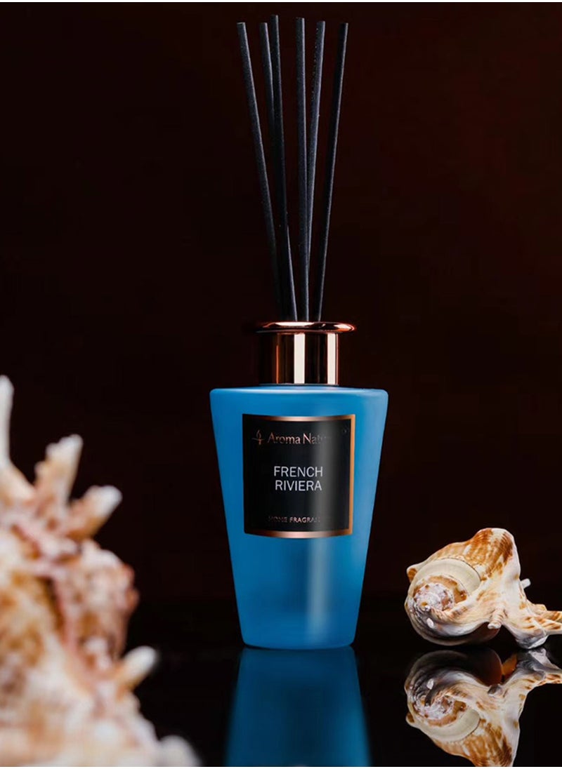 آروما ناتشورالز - عطر منزلي، مجموعة هدايا ناشرة روائح القصب المعطرة للنساء، مجموعة ناشرات روائح علاجية معطرة، معطر هواء لغرفة النوم والحمام والمكتب، ديكور المنزل 200 مل - Image 1