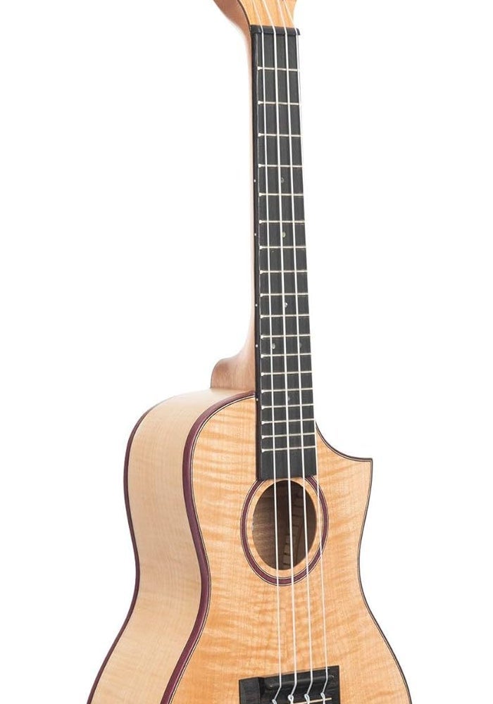 Kala KA-ASFM-C-C Concert Ukulele - Solid Flame Maple - Image 1