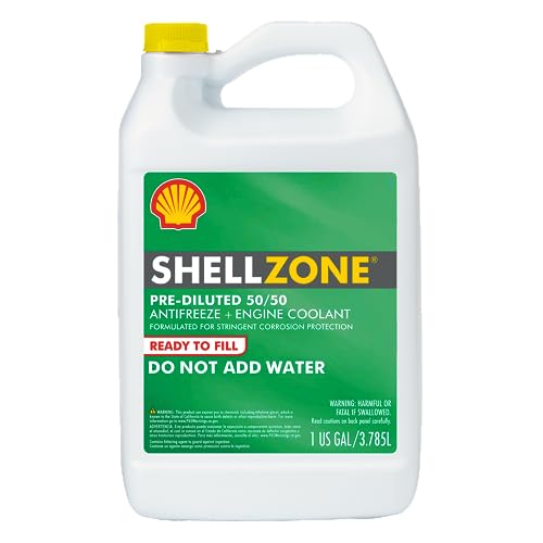 Shellzone 5050 PreDiluted Antifreeze  Coolant 1 Gallon - Image 1