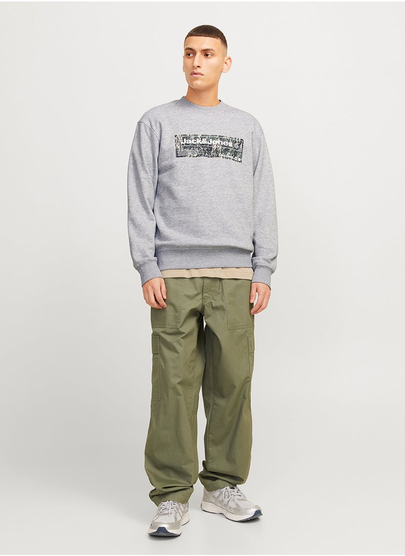 JACK & JONES Graphic Crew Neck Sweatshirt  - Image 4