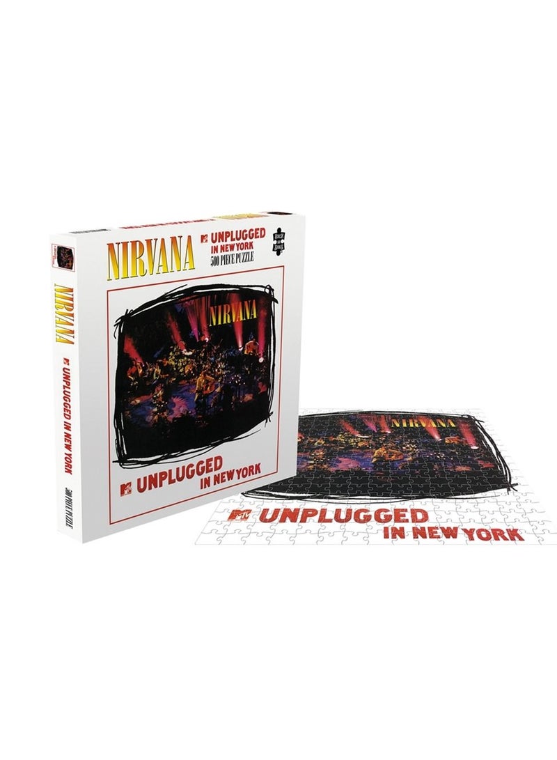 ROCK SAWS Nirvana Mtv Unplugged in New York 500 Piece Jigsaw Puzzle