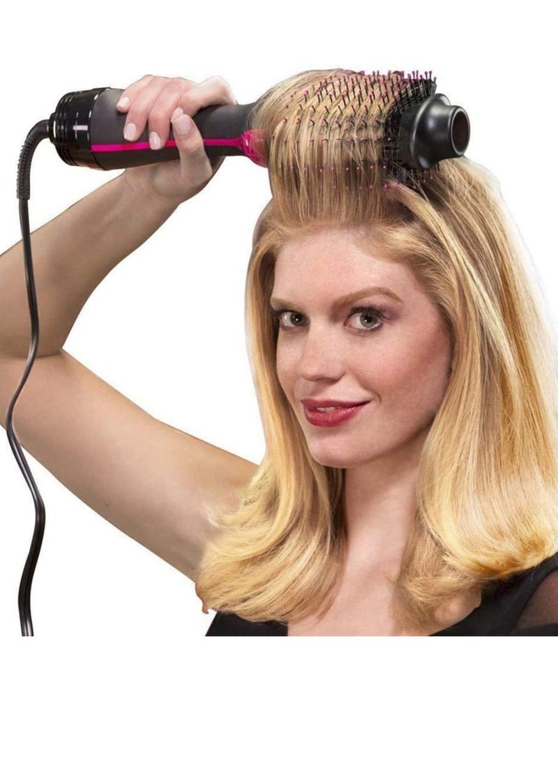 2 in 1 Multifunctional Hair Dryer Volumizer Rotating Hot Hair Brush Curler Roller Rotate Styler Comb Styling Curling Iron - Image 1