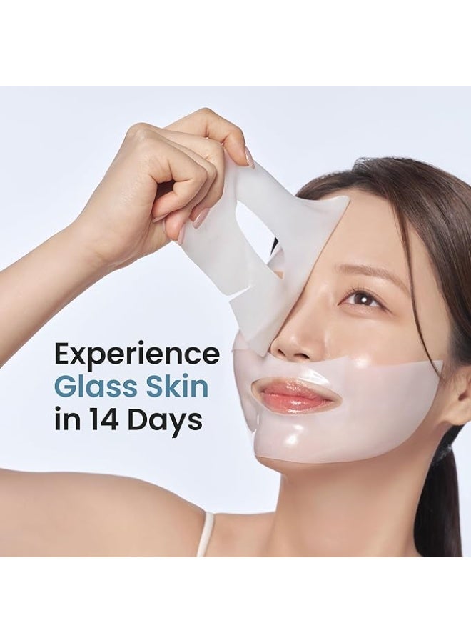 Lepique Luxury Spa-Grade Collagen Overnight Mask 4 Sheets Authentic Korean Premium Overnight Face Mask, Highest Serum Content Hydrating Sheet Mask with Hyaluronic Acid & Niacinamide for Radiance - Image 3