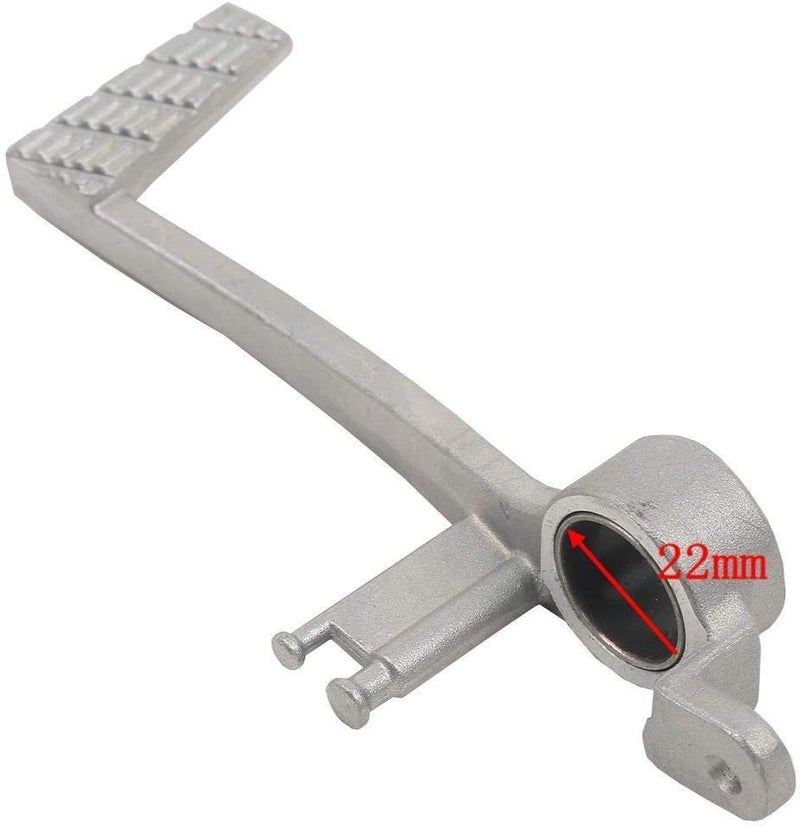 TMCT Silver Aluminum Rear Brake Foot Pedal Lever for Suzuki GSXR - Image 4