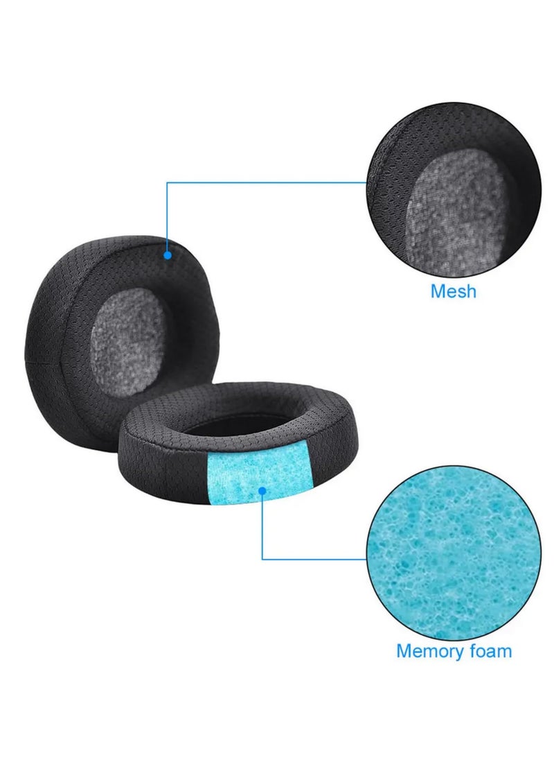 Generic - 1 Pair Memory Foam Earpads Replacement for SteelSeries Arctis 1/3/5/7/9/PRO Soft Gaming Headset Ear Cushions Noise solating Protective Cover Enhanced Comfort Balanced Sound - Image 1