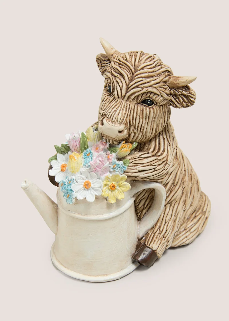Matalan Highland Cow Watering Can Multi