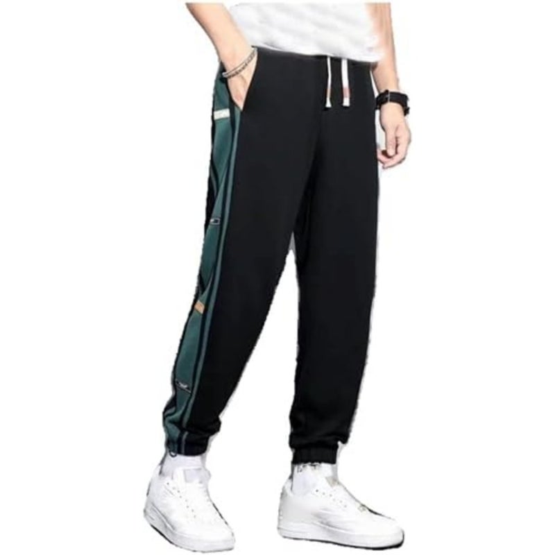 Motem Men's Wide Leg Thin Striped Joggers Big and Tall Sweatpants Men's Popular Clothes Loose Style - Image 5