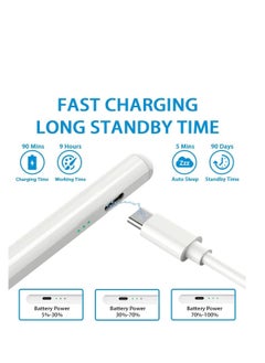 Generic Stylus Pen for Apple iPad ipad with Palm Rejection and Tilt Technology Compatible with Pro 11 12.9 inch Air 3rd 4th 5th Generation Y6 7 8 9 Mini 5 6th Blue  - Image 2