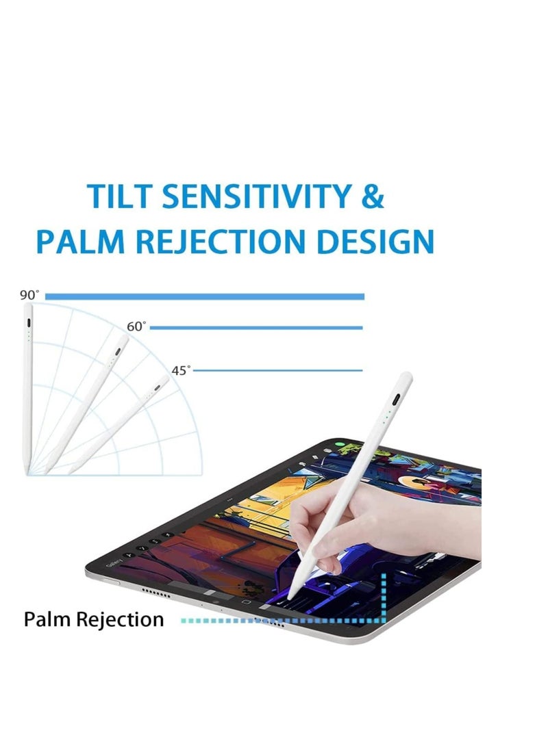 Generic - Stylus Pen for Apple iPad ipad with Palm Rejection and Tilt Technology Compatible with Pro 11 12.9 inch Air 3rd 4th 5th Generation Y6 7 8 9 Mini 5 6th Blue - Image 1