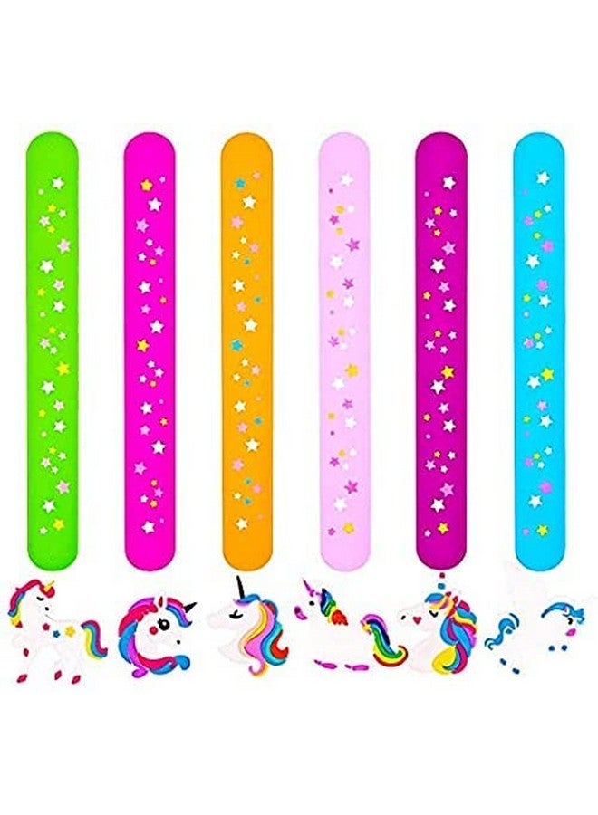 فافيلا أساور FAVELA للأطفال على شكل وحيد القرن، أساور يونيكورن على شكل وحيد القرن، أساور سيليكون على شكل سوار هدايا للبنات، أساور قلابة على شكل سوار للأطفال، عبوة من 4 قطع - Image 3