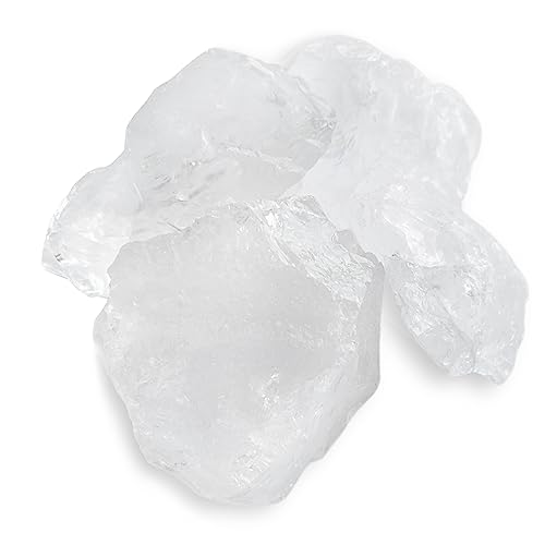 SOLAVA Natural Clear Quartz Crystal Stone Original Certified - Raw Healing Crystals, Clear Rough Stone for Anxiety, Peace, Stress, Good Luck, Manifestation, Meditation, and Reiki Healing - 2 Pieces - Image 1