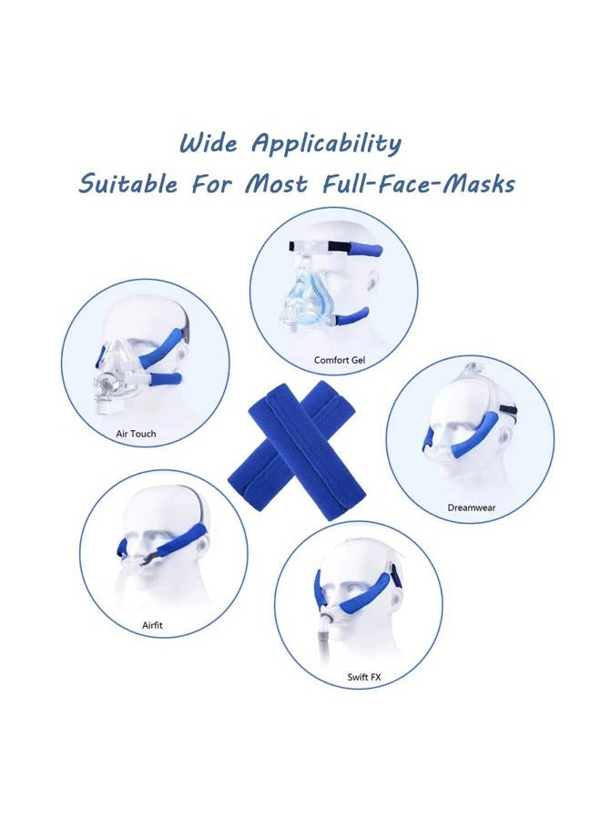 NATAKU 4 Pack Mask Strap Covers, Face Cushion Cover for Strap Headgear, Universal and Reusable Comfort Pads, C P A Accessories & Supplies Soft-Fleece Mask Cover for Reducing Red Marks - Image 5