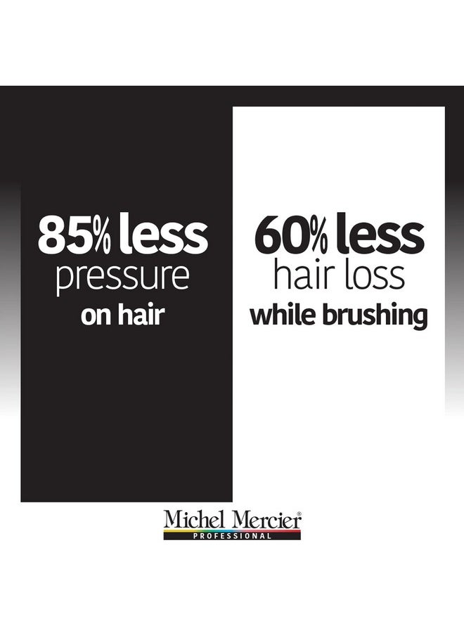 Michel Mercier - Pro Wet And Dry Detangler 428 Bristles Hair Brush For Split Ends Painlessly Glides Through Tangles Fine Hair 1 Pc - Image 1