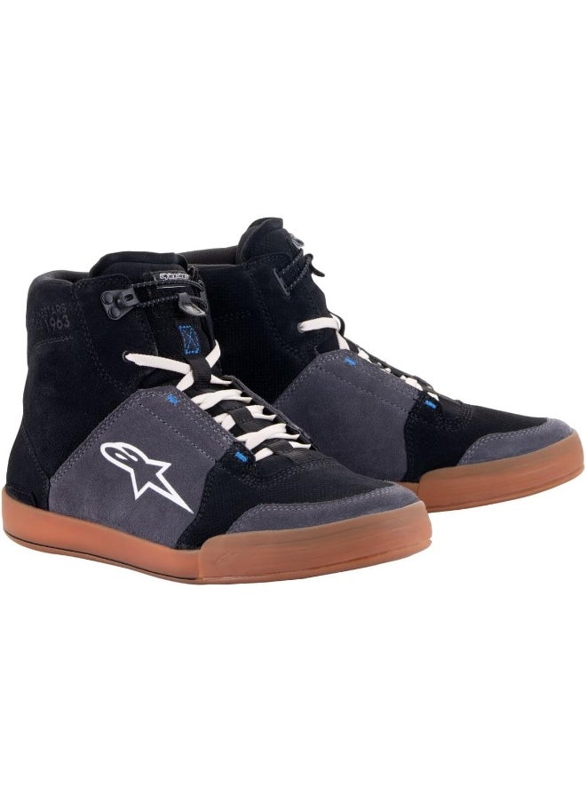 Alpinestars حذاء Alpinestars Chrome باللون الأسود/الأسفلتي/الأزرق الصمغي  - Image 1