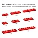 RWDTER 320 Piece Building Plate Bulk 8 Sizes of Mixed Classic Plate Parts Compatible with Lego and Other Brands Suitable for Boys and Girls Aged 6 Red - Image 4