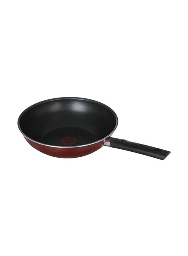 Tefal Armatal Wok Pan, Size 28 cm, Dark Red - 220716228 Red
