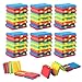 Junkin 6 Pcs Wooden Jacobs Ladder Colorful Jacobs Ladder Fidget Toys Puzzle Games Mind Teasers for Filling Gifts Party Favor Learning Rewards 97 x 18 Inches - Image 2