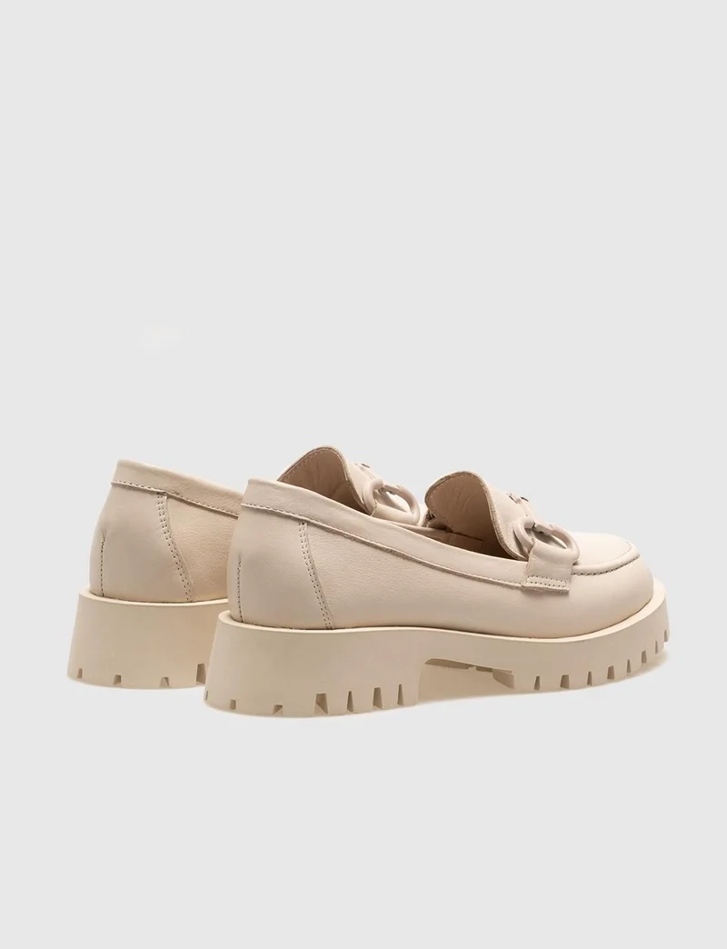 كاباني Beige Buckle Women's Casual Shoes